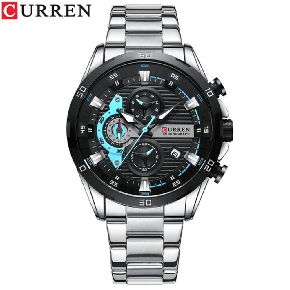 CURREN Stylish Chronograph Stainless Steel Watch for Men